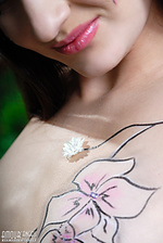 Teen models 100 body art