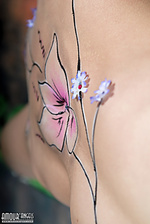 Teen models 100 body art